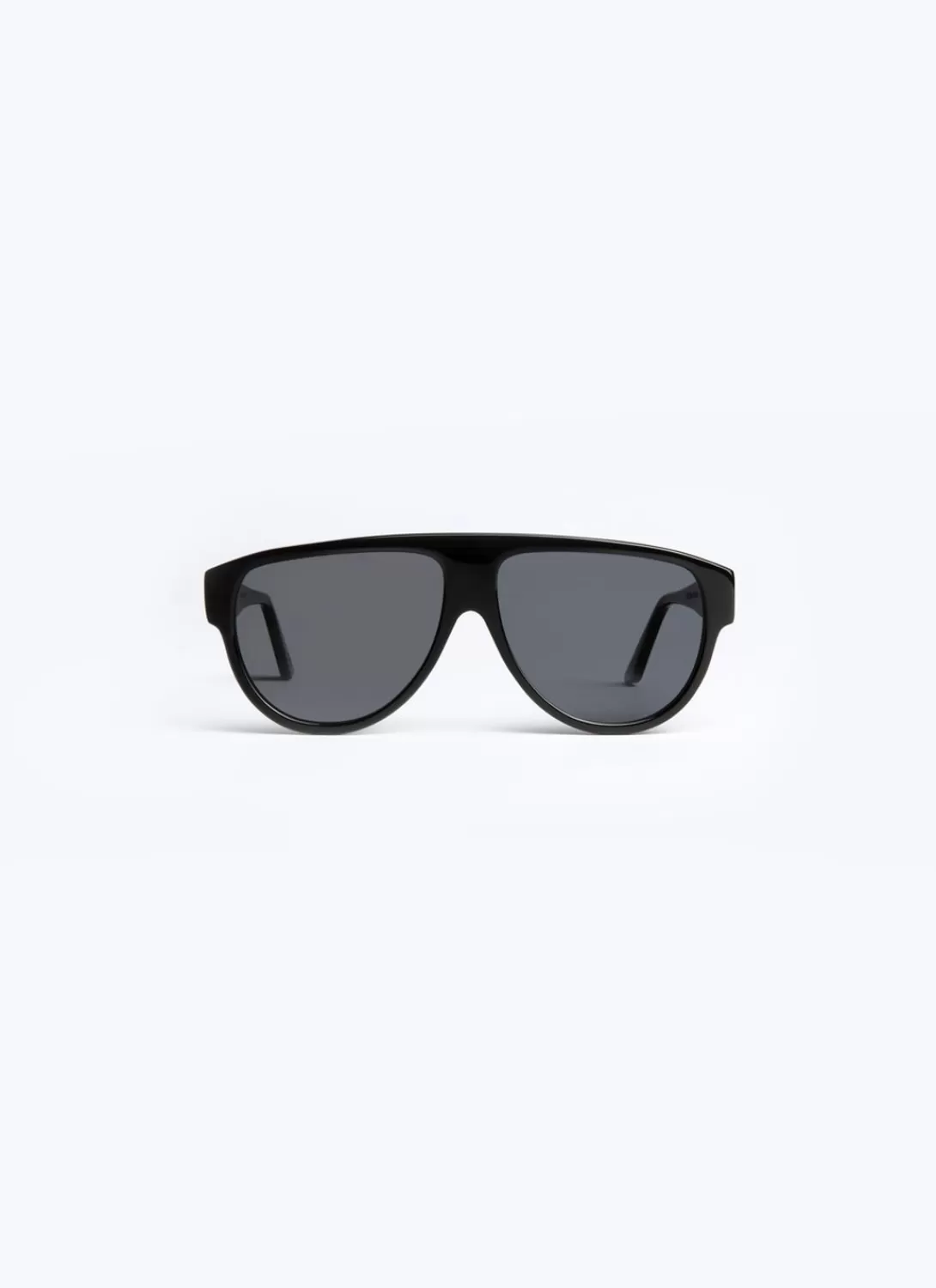 Fursac Black Aviator Sunglasses Black - Grey Lenses Best