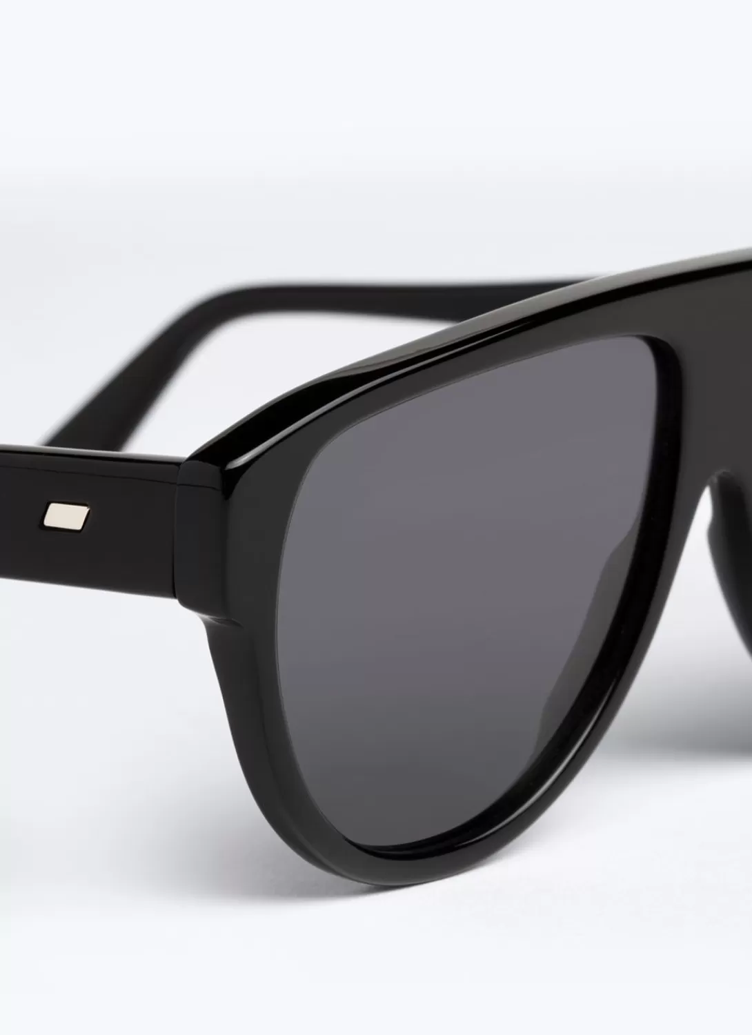 Fursac Black Aviator Sunglasses Black - Grey Lenses Best