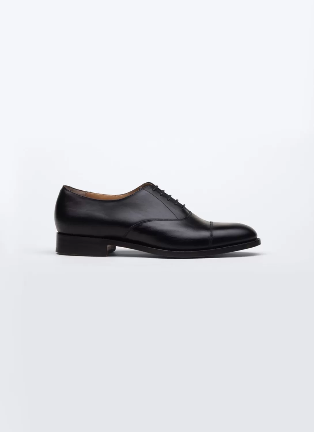 Fursac Leather Oxford Captoe Black Hot