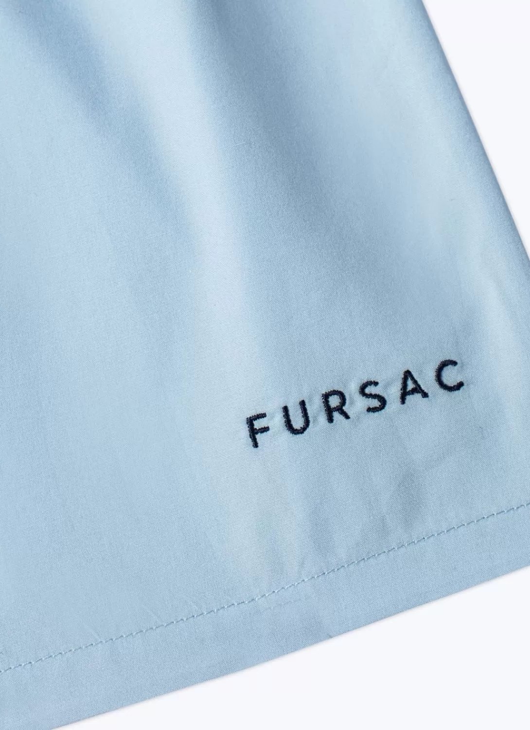 Fursac Lot Of 2 Cotton Boxer Shorts With Embroidery White And Blue - Fursac Embroidery Best Sale