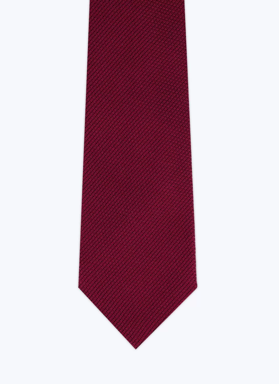 Fursac Silk Tie With Pattern Burgundy Online