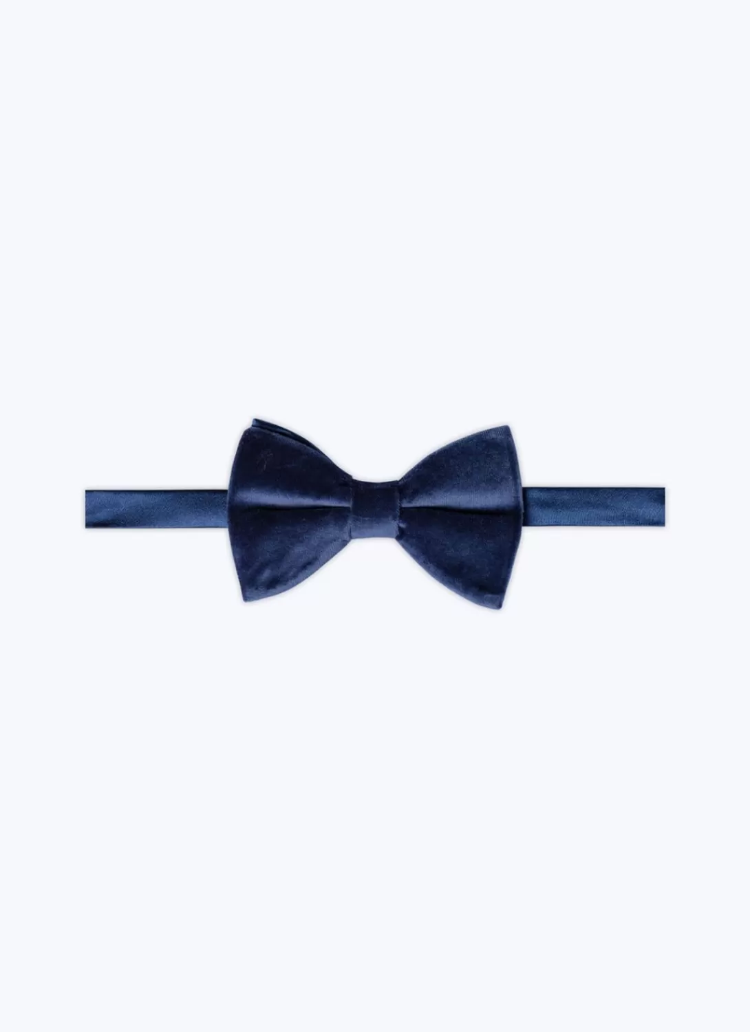 Fursac Velvet And Silk Bow Tie Blue Discount